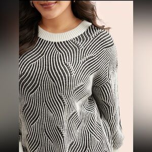 Wave Pattern Sweater